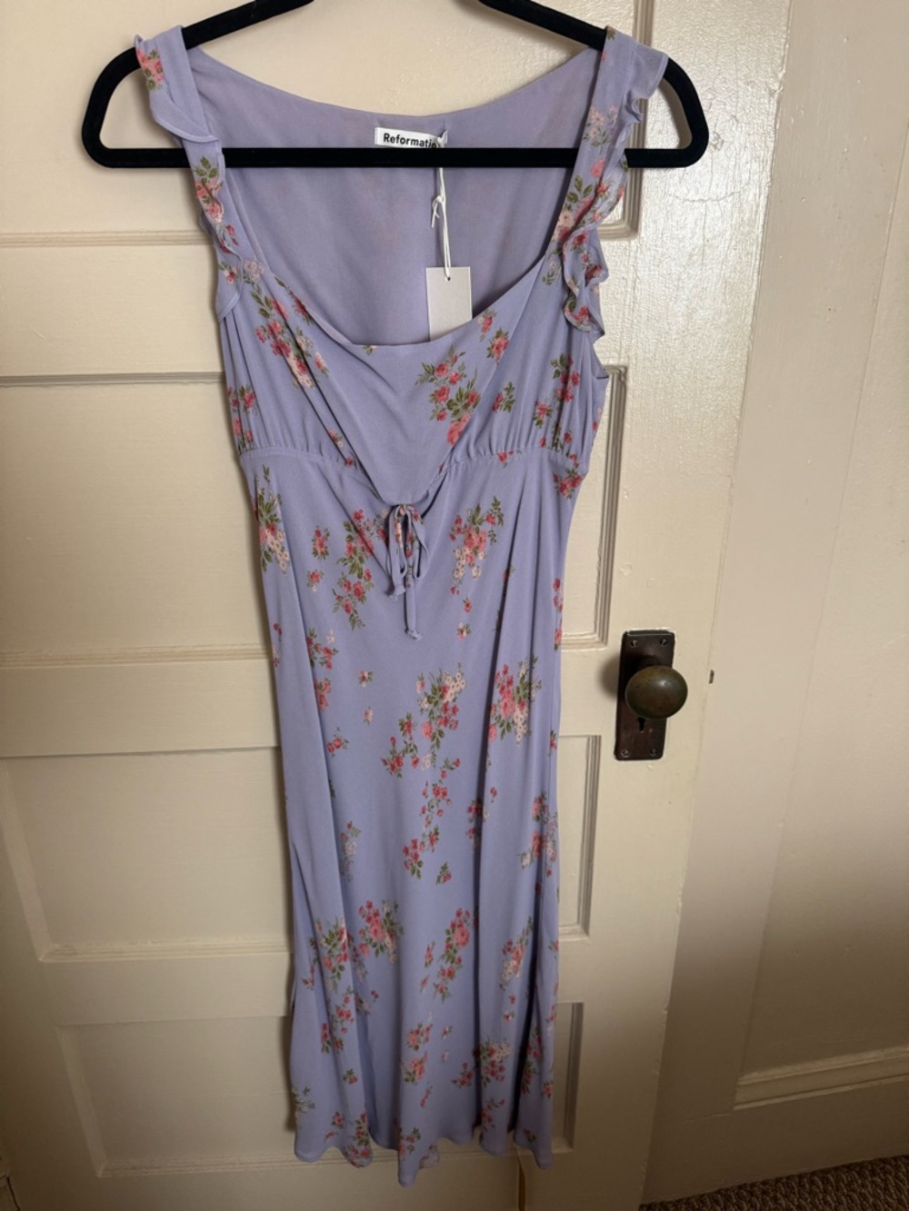 Reformation Leni Dress in Melba